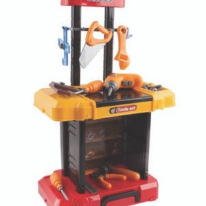 40 Piece Toy Tool Set Construction Kit With Portable Work Bench Workshop 181