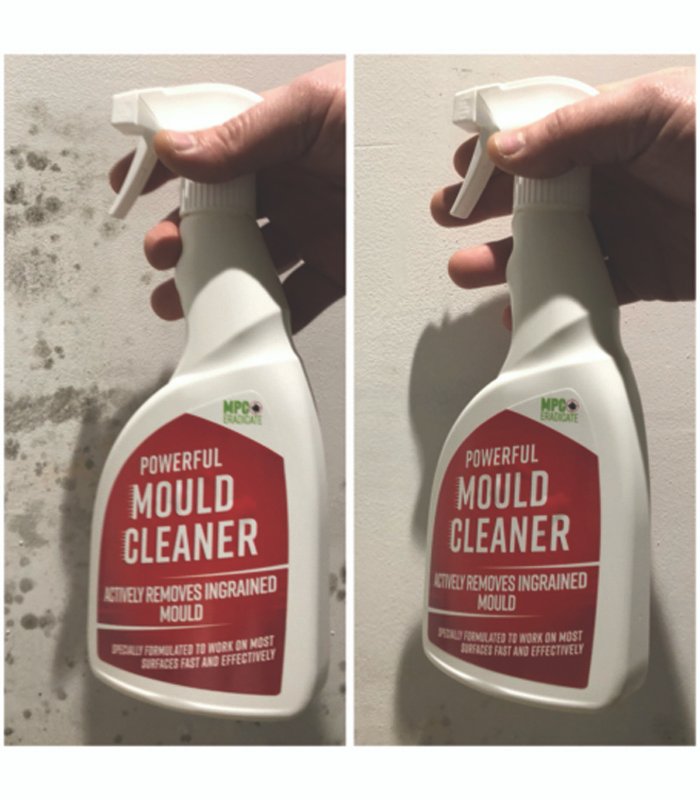 Powerful Mould Spray Remover Stain Cleaner – Walls Tiles Treatment Kills Mildew