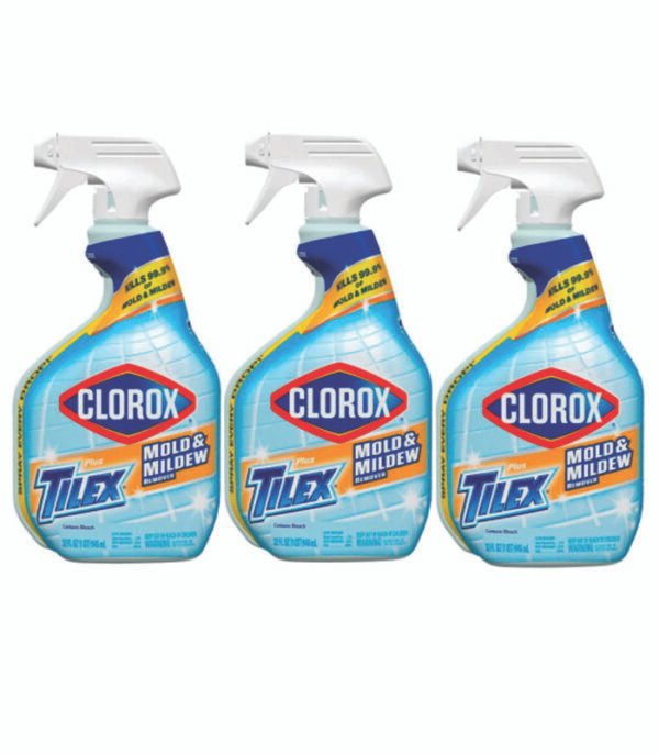 Tilex 32 Oz. Mold And Mildew Remover Stain Cleaner Spray With Bleach 3 Pack New