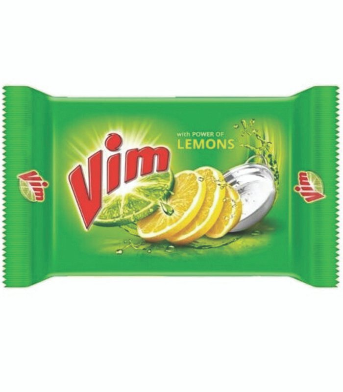 Vim Fresh Lemon Dishwash Bar Household Cleaning Product Kitchen Plate Clean Soap